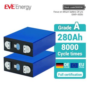 EVE LF280K 3.2V 280Ah 8000time LFP Battery Cell Prismatic Rechargeable Lithium Ion Phosphate Battery Cell Lifepo4
